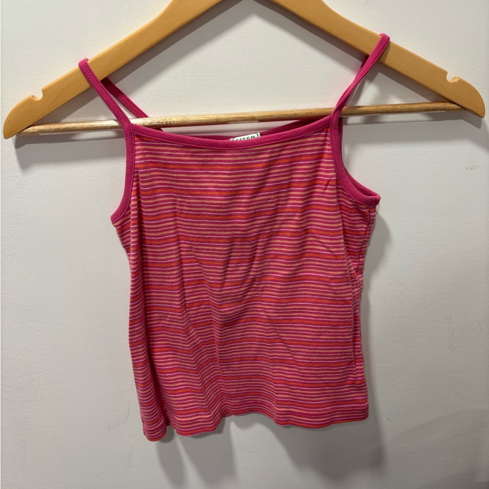 Circo Pink Sleeveless Crop Camisole
